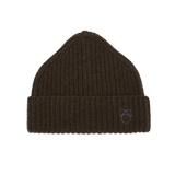 Beanie Dk Choc Rib Knit