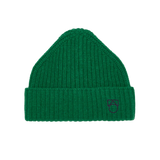 Beanie Green Rib Knit