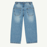 Loose Jean Semi Fadeout Blue Denim