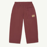 Lounge Pant Burgundy Fleece