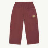 Lounge Pant Burgundy Fleece