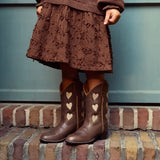 Boots mocca hearts