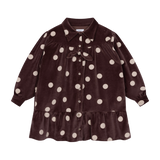 Repose Amsterdam | Bow dress chocolate polka dot
