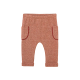 soft bamboo baby pants - ginger