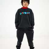 Repose Amsterdam | Cozy drop sweater moonless night black
