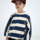 Repose Amsterdam | Iris sweater eclipse blue block stripe