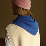 Triangle scarf Josephina Cobalt Blue