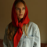 Triangle Scarf Josephine Red