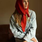 Triangle Scarf Josephine Red