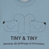 Tiny & Tiny Black Graphic Tee