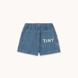 Stripes Denim Shorts