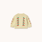 Mini Cherries Knitted Baby Cardigan