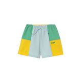 Color Block Woven Shorts