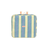 RETRO STRIPES TODDLER BACKPACK *light wash denim*