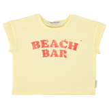 t'shirt | light yellow w/ "beach bar" print