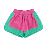 shorts | fuchsia & green