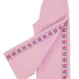 flare trousers | lilac