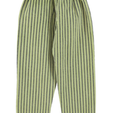 unisex trousers  | green w/ indigo stripes
