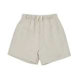 Baggy Short - Ecru Melange Fleece