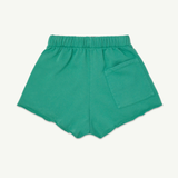 Track Short - Bottle Green Fleece