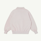 Polo Sweatshirt - Gray Lilac Fleece