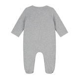 Newborn Suit with Snaps GOTS - Grey Melange