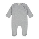 Newborn Suit with Snaps GOTS - Grey Melange