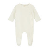 Newborn Suit with  Snaps GOTS - Cream