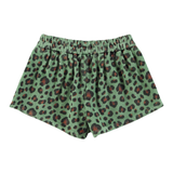 Shorts | Green w/ animal print