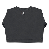 Sweatshirt |Faded black w/ "Jimi Hendrix" print