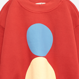 Circles Sweatshirt - red