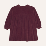 Burgundy Velour Dress