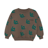 Snakes Brown Sweatshirt