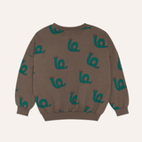 Snakes Brown Sweatshirt