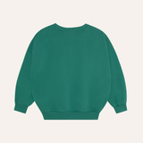 Smiling Face Green Sweatshirt