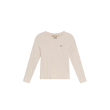 The New Society | TNS Logo Tee Whisper White Melange