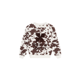 The New Society | TNS Logo Sweatshirt Cow Print