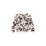 The New Society | TNS Logo Sweatshirt Cow Print