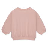 Baby Dropped Shoulder Sweater GOTS - Faded Pink