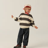 Grey Stripes Sweatshirt