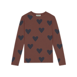 Hearts Brown Tshirt
