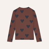 Hearts Brown Tshirt