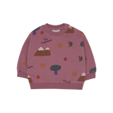 Mountains Purple Baby Sweatshirt