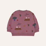 Mountains Purple Baby Sweatshirt