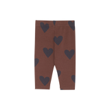 Hearts Brown Baby Leggings