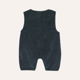 Grey Corduroy Baby Romper