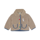 Ecru Teddy Baby Jacket