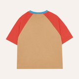 Color Block Red Tshirt