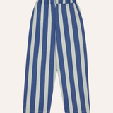 Blue Stripes Washed Trousers