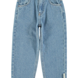 Unisex trousers | Washed navy denim
